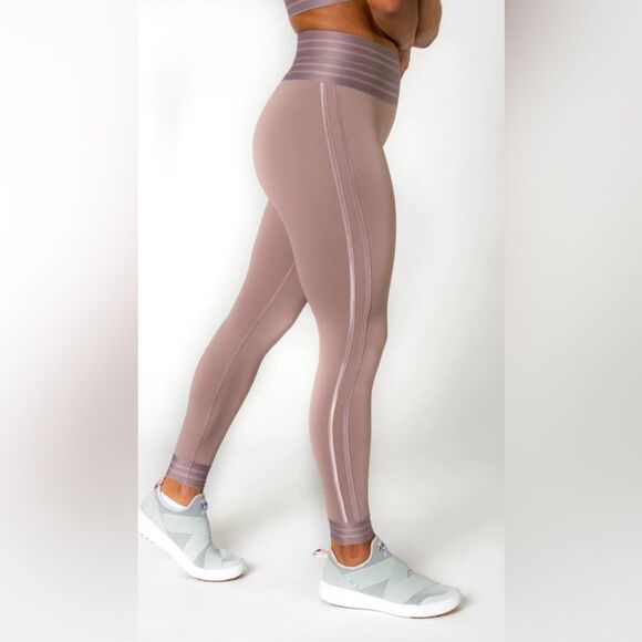 NWT Beloforte Stella leggings dusty rose size Large - Picture 1 of 13